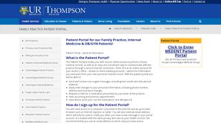 
                            10. Family Practice Patient Portal - Thompson Health