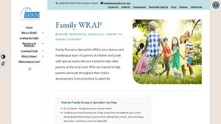 
                            8. Family WRAP | SPAN Parent Advocacy Network