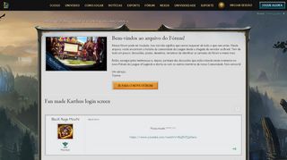 
                            3. Fan made Karthus login screen - Comunidade League of Legends