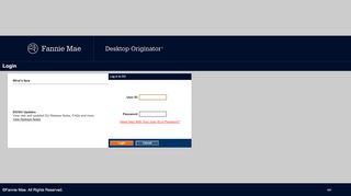 
                            1. Fannie Mae - Desktop Originator