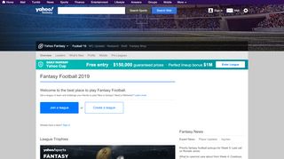 
                            2. Fantasy Football 2019 | Fantasy Football | Yahoo! Sports