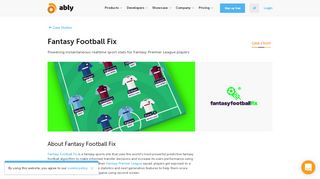 
                            9. Fantasy football fix / Case studies | Ably Realtime