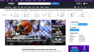 
                            10. Fantasy on Yahoo! Sports - News, Scores, Standings, Rumors ...