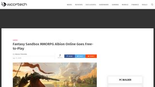 
                            5. Fantasy Sandbox MMORPG Albion Online Goes Free-to-Play - Wccftech