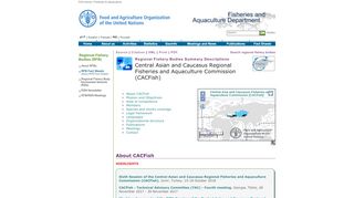 
                            8. FAO Fisheries & Aquaculture - CACFish