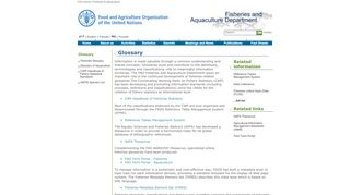 
                            2. FAO Fisheries & Aquaculture - Glossary