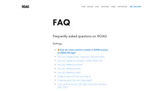 
                            4. FAQ — 9GAG