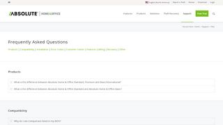 
                            6. FAQ - Absolute Home & Office