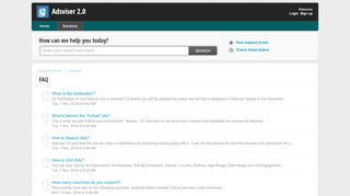 
                            2. FAQ : Adsviser 2.0