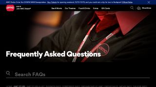 
                            6. FAQ AMC Stubs - AMC Theatres