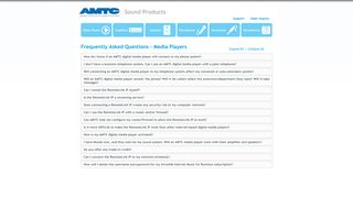 
                            2. FAQ - AMTC Sound