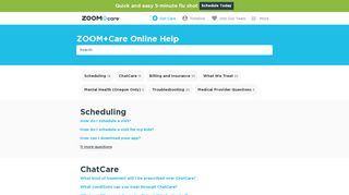 
                            4. FAQ and Help | ZOOM+Care