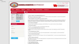 
                            5. FAQ - AP AgniKulakshatriya Matrimony