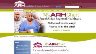 
                            3. FAQ | Appalachian Regional Healthcare