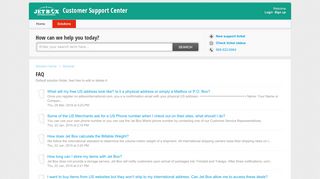 
                            4. FAQ : Customer Support Center