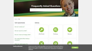 
                            9. FAQ: Frequently Asked Questions - Europcar