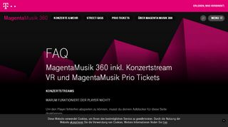 
                            9. FAQ | MagentaMusik 360