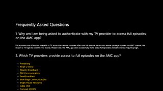 
                            4. FAQ – Mobile App - AMC