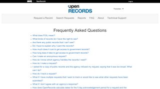 
                            4. FAQ - NYC OpenRecords - NYC.gov