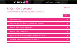 
                            5. FAQ ? On Demand VOD via Astro On the Go | Astro