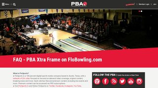 
                            2. FAQ - PBA Xtra Frame on FloBowling.com | PBA.com