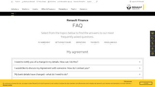 
                            11. FAQ | Renault Finance | Services | Renault UK