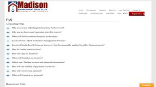 
                            4. FAQ - Specialty Loan Servicing by Madison Management Services, LLC