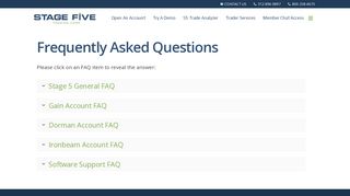 
                            7. FAQ - Stage 5 Trading Corp