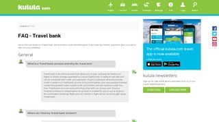 
                            3. FAQ - Travel bank - kulula.com