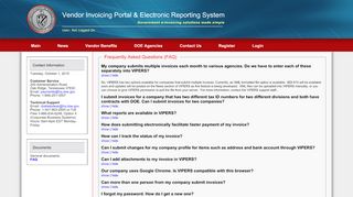 
                            2. FAQ - Vendor Invoicing Portal