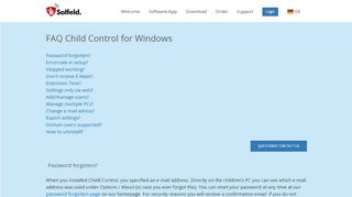 
                            4. FAQ Windows Child Control | Salfeld Parental Control