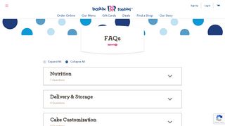 
                            8. FAQs | Baskin-Robbins