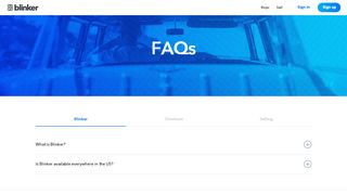 
                            2. FAQs - Blinker | The App for Buying and Selling Cars