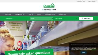 
                            5. FAQs - Dunelm Careers