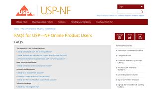 
                            9. FAQs for USP—NF Online Product Users