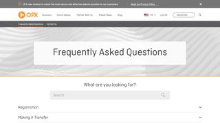 
                            4. FAQs - Frequently Asked Questions | OFX - OFX.com