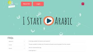 
                            2. FAQs - I Start Arabic