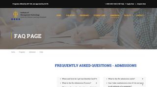 
                            8. FAQs - IMT-Best Distance Learning College in Gaziabad