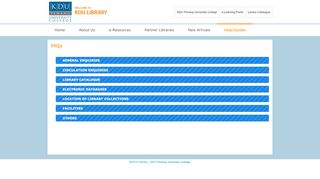 
                            6. FAQs - Library @ KDU University College Penang