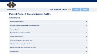 
                            8. FAQ's - patient.netcare.co.za