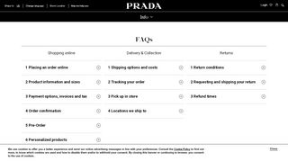 
                            4. FAQs - Prada