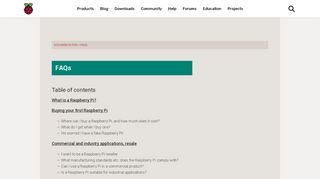 
                            9. FAQs - Raspberry Pi Documentation