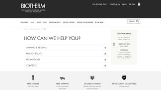 
                            4. FAQs - Sites-biotherm-us-Site