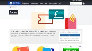 
                            2. Fares - Transport for London