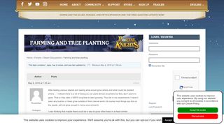 
                            4. Farming and tree planting - Portalknights.com