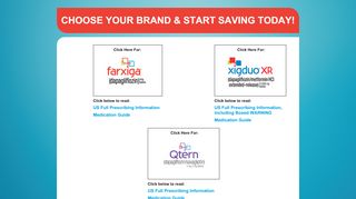 
                            9. FARXIGA SavingsRx Card - Welcome