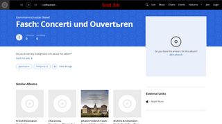 
                            7. Fasch: Concerti und Ouvertьren — Kammerorchester Basel ...