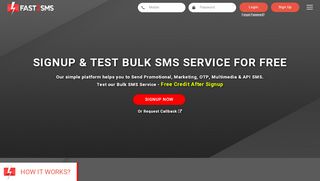 
                            8. Fast2SMS - Bulk SMS Service Provider In India (Free SMS ...
