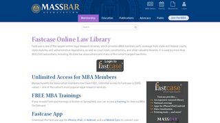 
                            2. Fastcase - Massachusetts Bar Association