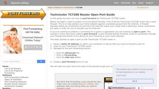 
                            9. Fastest Technicolor TC7200 Router Open Port Instructions